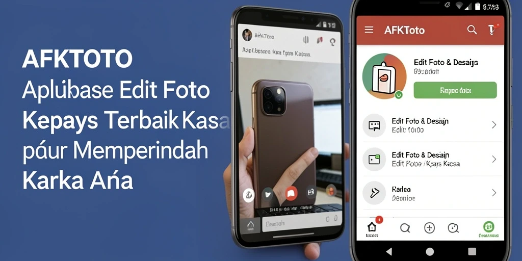 Tampilan antarmuka AFKTOTO saat mengedit foto dengan efek kertas kaca.