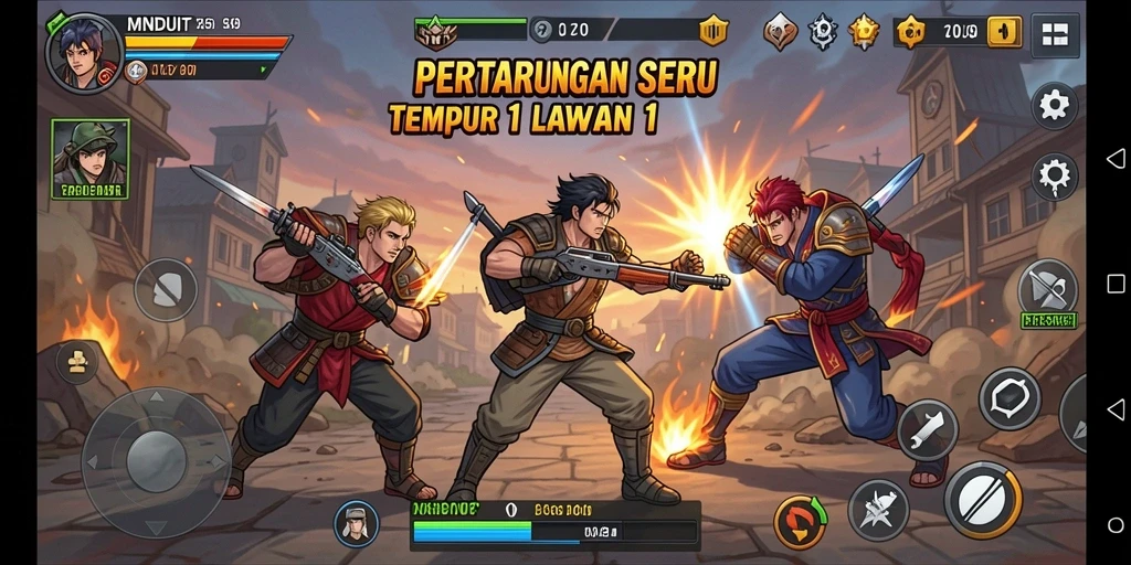 Antarmuka pertarungan mendebarkan di MNDUIT.
