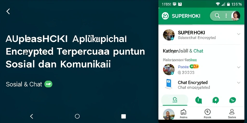 Tampilan antarmuka pengguna SUPERHOKI yang aman dan nyaman.